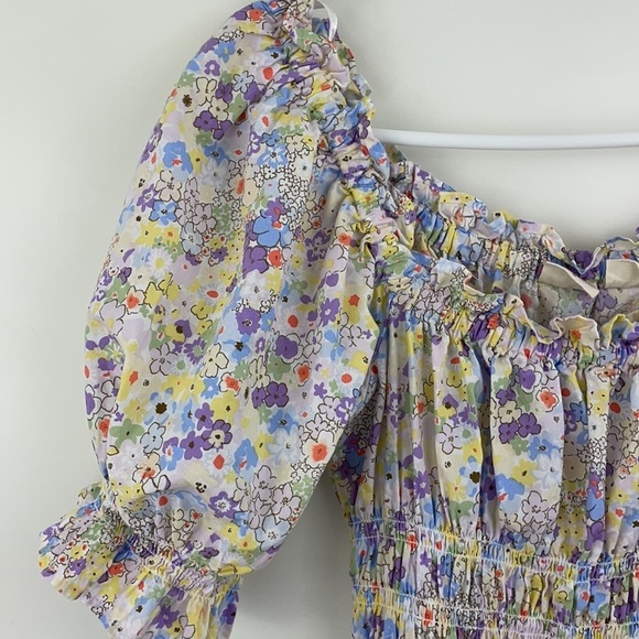 Levi’s Verenne Puff Sleeve Mini Dress - Picture 5 of 11